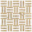Carrelage en marbre poli jet d'eau 12 x 12 pour planchers et murs, carrelage en pierre naturelle avec accents dorés à facettes, revêtement de sol et revêtement mural en marbre durable
