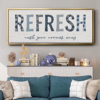 Refresh - Toile encadrée