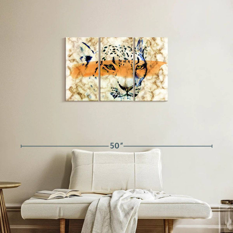 Brampt Leopard Magic, 20" H x 33" W
