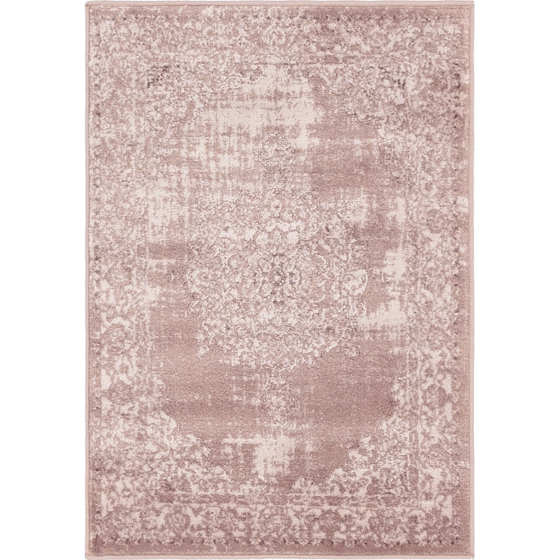 Tapis oriental beige et bleu Carrie, Rectangle 2 pi 2 po x 3 pi 1 po