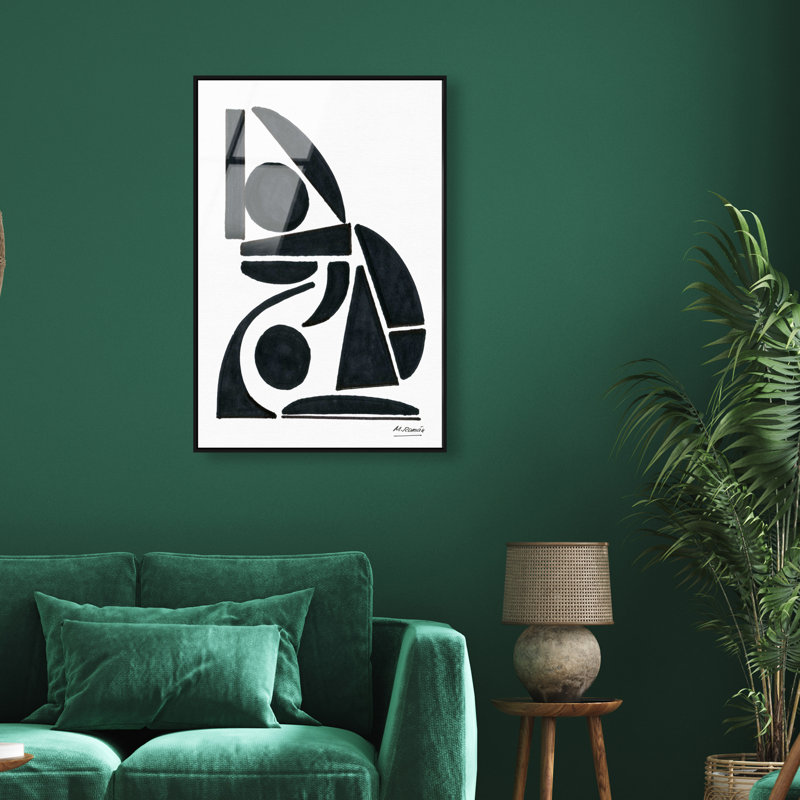 Manuel Roman - Abstracto High-Gloss Frameless Acrylic Glass Wall Art Abstract Print by Oliver Gal, Ready to Hang, 10 x 15