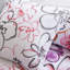 Édredon doux simple / simple TG avec motif floral rose et coussins, motif pour une chambre à coucher romantique