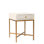 Lyon 18"  Square End Table In Antique White