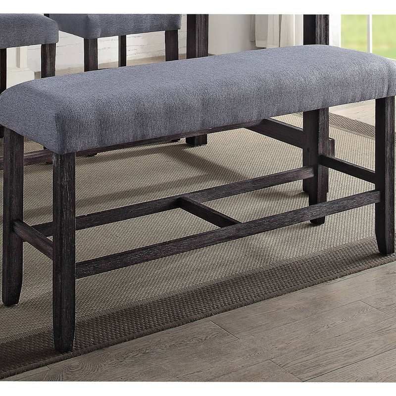 Weathered  Counter Height Bench