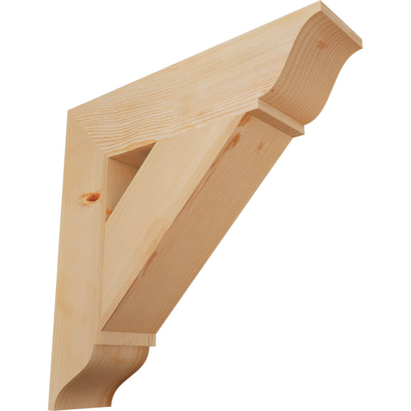 Support traditionnel, H 26 po x l 5,5 po x P 26 po, Douglas (lisse)