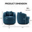 Fauteuil d'appoint pivotant Modern Boucle-793861883