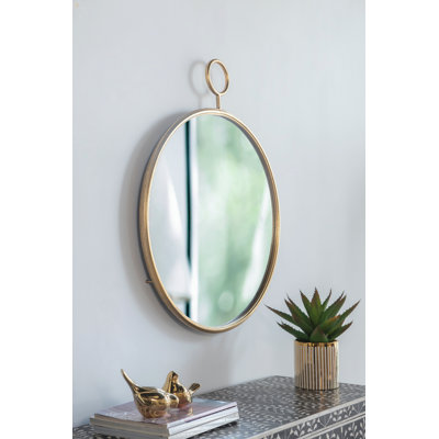 Miroir mural circulaire pour salon, entrée, bureau