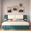 Lit plateforme tapissier avec tablettes-742419365-742419367