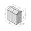 4 ft. W x 7 ft. D Plastic Apex Garden Shed