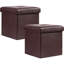 Repose-pieds en cuir Hattiesville-810669720