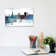 Charleston Bluish Skyline by WallDecorAddict - Wrapped Canvas Print