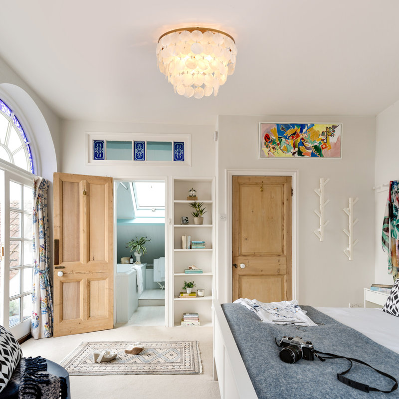 Plafonnier encastré 3 lumières 12,6 po Griffithville, Or