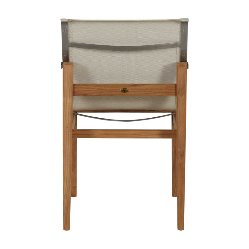 Coast Patio Dining Side Chair, Canvas Sling