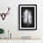 A Moody Eiffel Tower in Paris France - Picture Frame Graphic Art Print-56856942-56856944