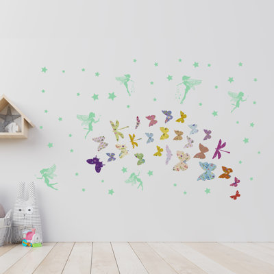Butterfly Glow in Dark Kids Wall Sticker
