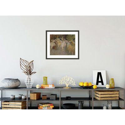 «Rehearsal devant le ballet» par Edgar Degas, impression giclée sur cadre