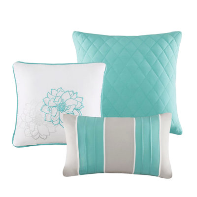 Literie pour lit très grand, coton, l 18 po x l 18 po, édredon très grand, imprimé floral,