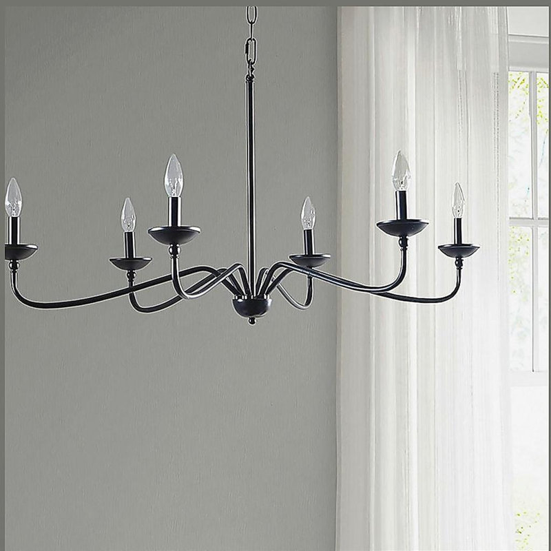 Luminaire suspendu en métal 6 lumières Brighton