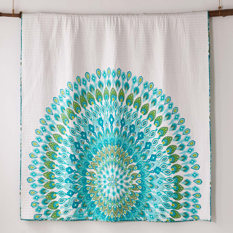 Mirage Teal King Quilt Set