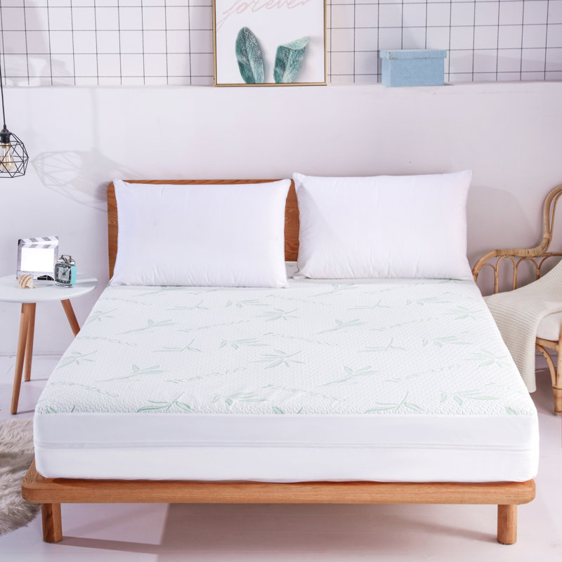 Housse de protection imperméable pour matelas avec fermeture à glissière, Très grand