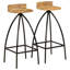 Alarni Counter Stool with Metal Frame