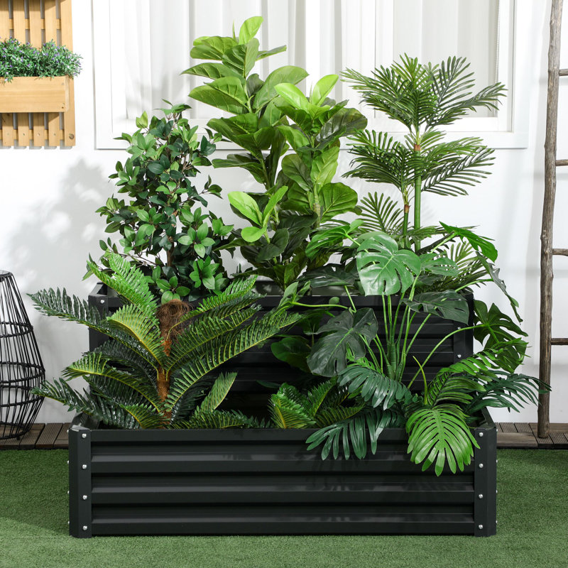 Buchanon Metal Raised Garden Bed