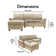 Copenhagen Reclining Sectional Sofa with Storage Chaise