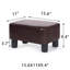 Repose-pieds rectangulaire moderne-612418289