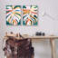 «Stupell Industries Tropical Monstera Leaves», ensemble de 2 giclées encadrées par Jennifer Paxton Parker-1577757847-1577757844