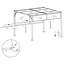 Annick 3m x 3m Steel Pergoda