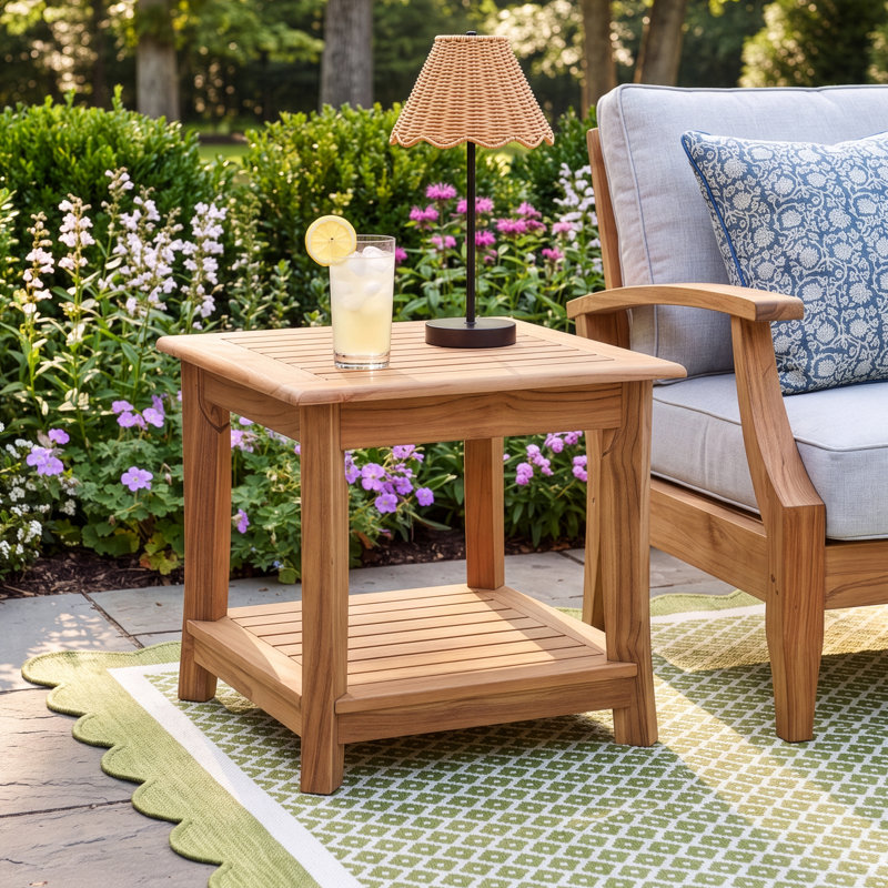 Leona Teak Side Table