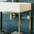Pierre 32 Single, Freestanding, Open Shelf, Gold Metal Frame Bathroom Vanity-59097703