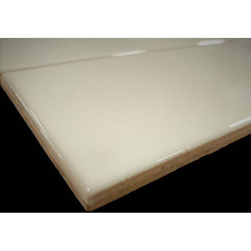 Carreau de céramique 3 "x 6" Hudson, Biscuit brillant