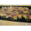 Tapis de couloir noir antique Antique Art Deco