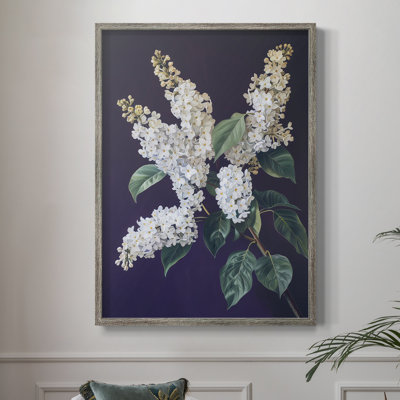 Reproduction encadrée FLORAL Series CCXXXVII - bois massif