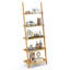 71''H X 25.5''W  5-Tier Ladder Bookcase 