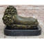 Statue de lion en bronze inclinable bronze