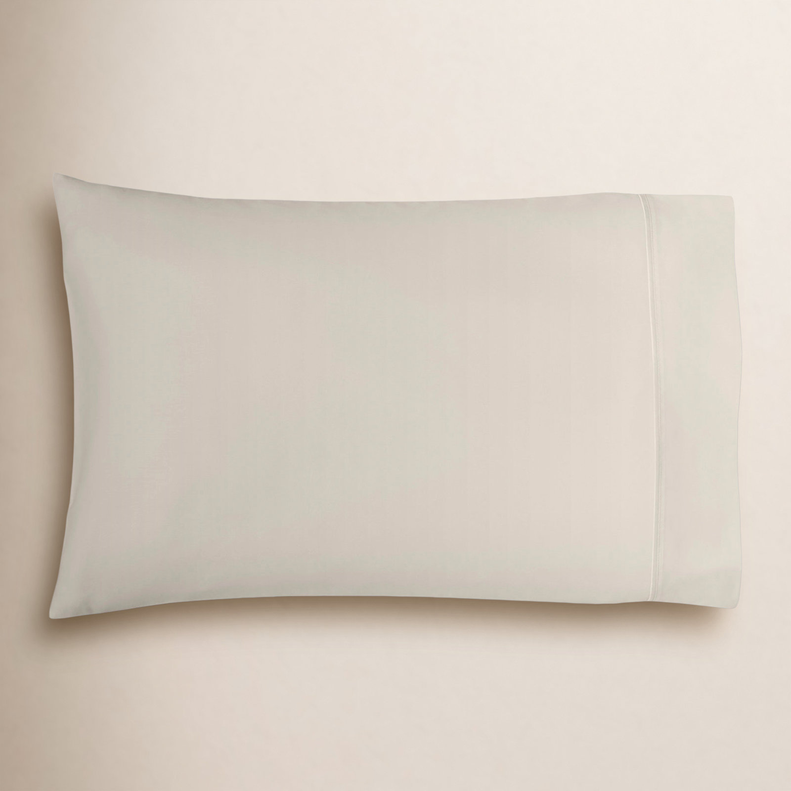Hayward Egyptian-Quality Cotton Sateen Pillowcase Set, Standard - 2 Standard Pillowcases, Sand