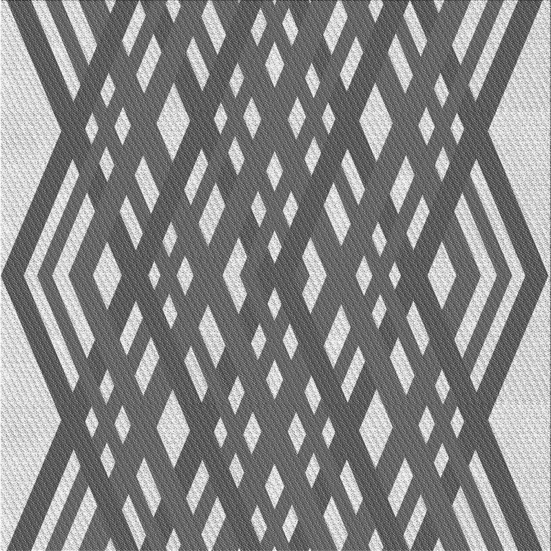 Geometric Indoor Rug, Square 8'