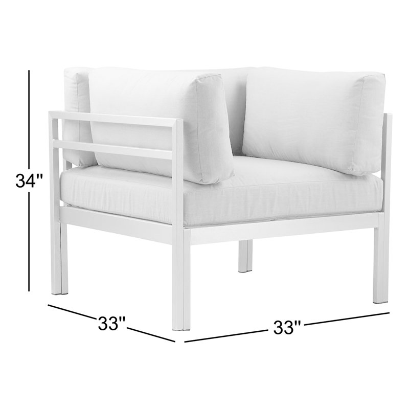 Cloud Chair, Grey, White