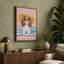 Spaniel in Straw Hat Modern 1 Piece Wrapped Canvas Wall Art-1356677454-1356677455