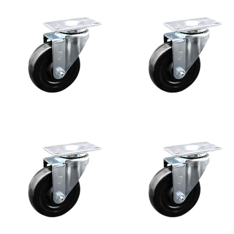 Ensemble de remplacement pour roulettes pivotantes Avantco 17819301 - Marque de service