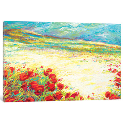 «Spring Snow» par Iris Scott - reproduction d'art sur toile tendue