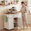 Wood Kitchen Cart