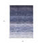 Tapis intérieur lavable ombre bleu marine et ivoire 8 pi x 10 pi