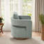 Fauteuil demi-tonneau moderne pivotant avec dossier ouvert-652721205