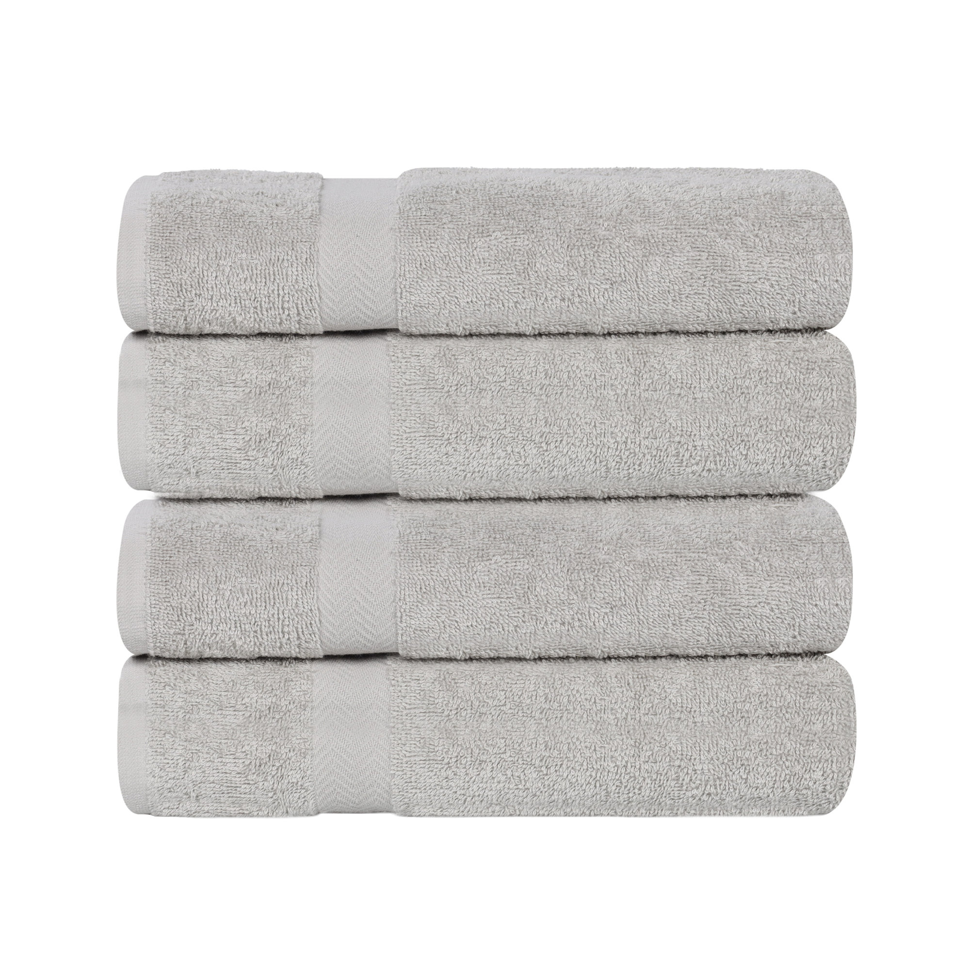 Franklin Cotton Lightweight Quick-Drying Bath Towel, Silver