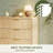 55'' Fluted 6-Drawer Dresser & TV Stand, Modern Wood Chest of Drawers with Wave Texture for Living Room or Bedroom-1659080428