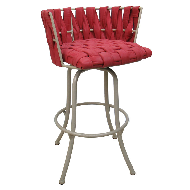 Comptoir, bar et tabouret très grand Leavittsburg, Beige, Brun Sanora, Tabouret de bar (siège d'une hauteur de 30 po)