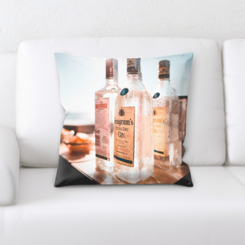 Microsuede Reversible Throw Pillow